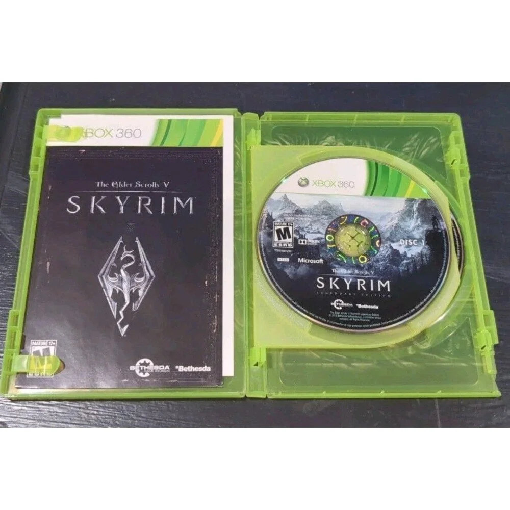 The Elder Scrolls V: Skyrim Legendary Edition (Microsoft Xbox 360) Untested